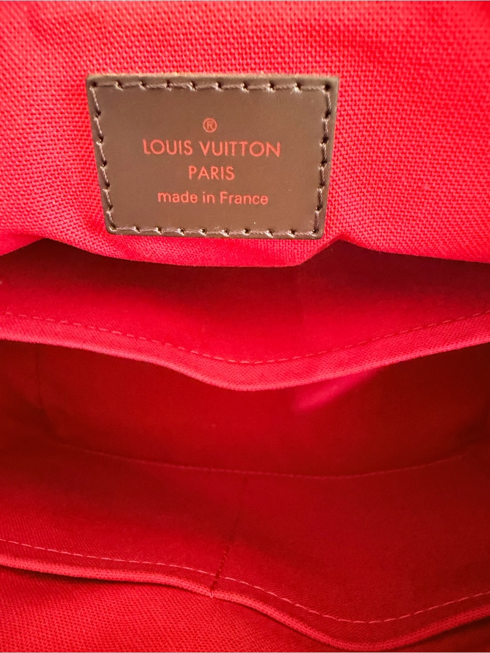 Louis Vuitton Damier Ebene Checker Satchel in Brown - Picture 4 of 9